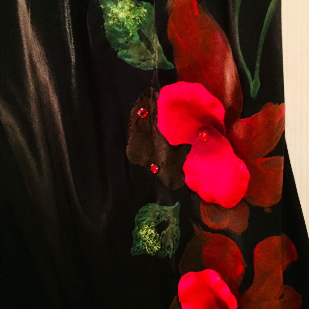 Special Black Satin Dress